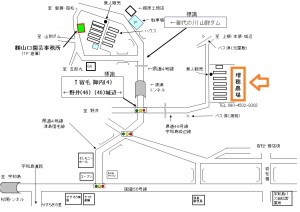 増穂農場地図